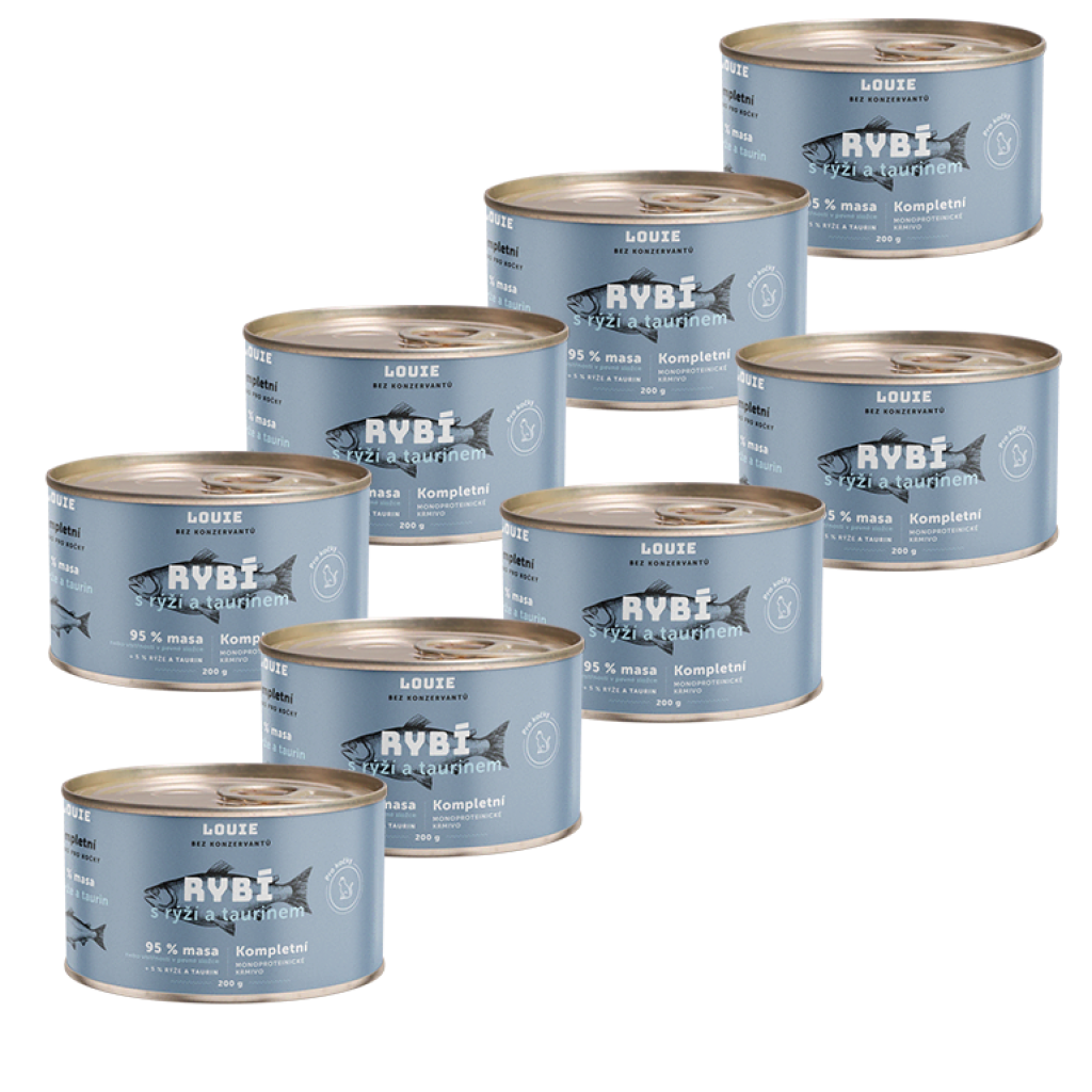 Rybie s ryžou a taurínom 200 g