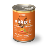 Kuracie s mrkvou + prebiotiká 400g - LOUIE kompletné krmivo pre psy