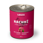 Kačacie s brusnicami 800g - LOUIE kompletné krmivo pre psov