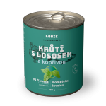 Morčacie s lososom a žihľavou 800g - LOUIE kompletné krmivo pre psov