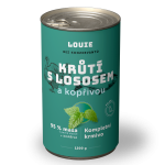 Morčacie s lososom a žihľavou 1200g - LOUIE kompletné krmivo pre psov