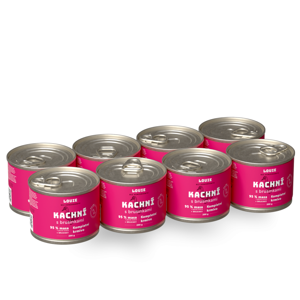 Výhodné balenie 8 ks - Kačacie s brusnicami 200 g