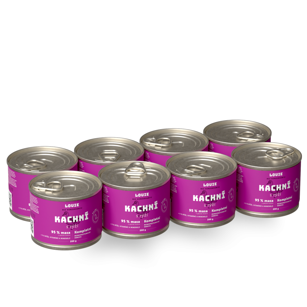 Výhodné balenie 8 ks - Kačacie s ryžou 200 g