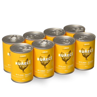 Výhodné balenie 8 ks - Kuracie s ryžou 400 g
