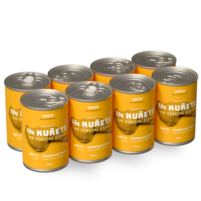 Výhodné balenie 8 ks - 1/4 kurčaťa 100% mäso 400 g