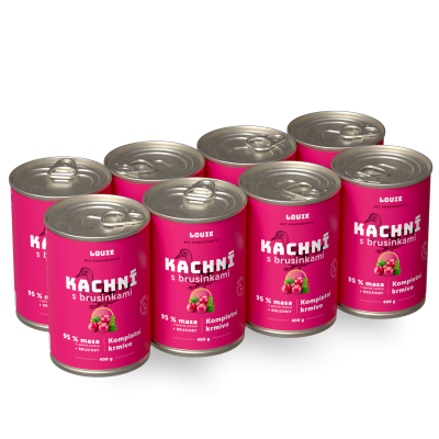 Výhodné balenie 8 ks - Kačacie s brusnicami 400 g