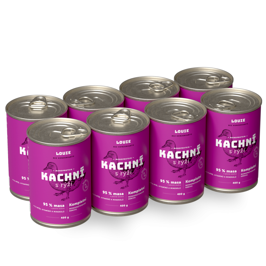 Výhodné balenie 8 ks - Kačacie s ryžou 400 g