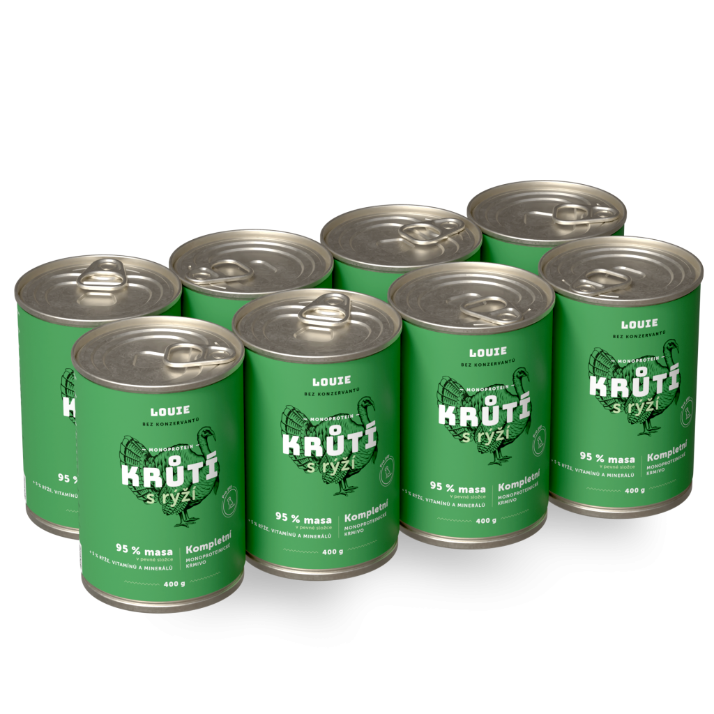 Výhodné balenie 8 ks - Morčacie s ryžou 400 g