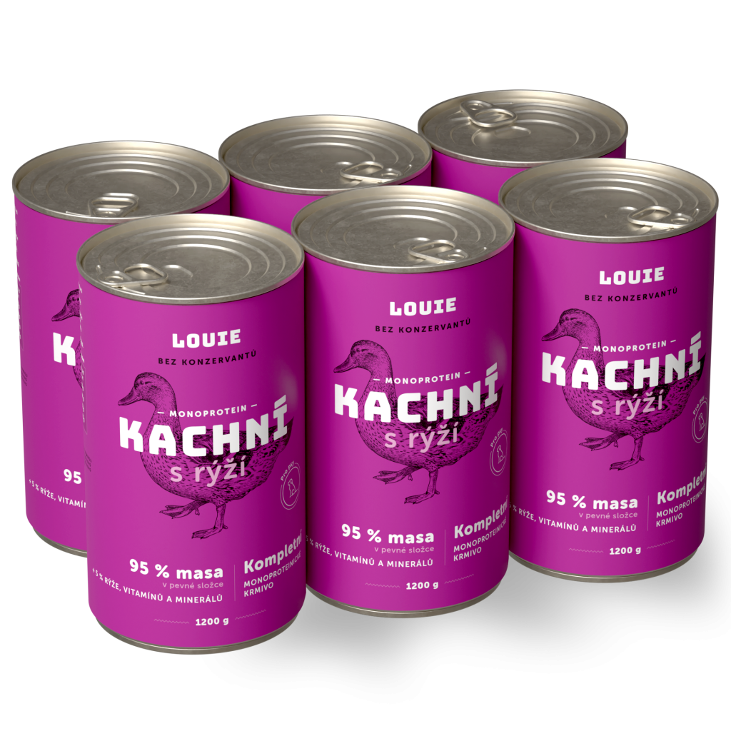 Výhodné balenie 6 ks - Kačacie s ryžou 1200g