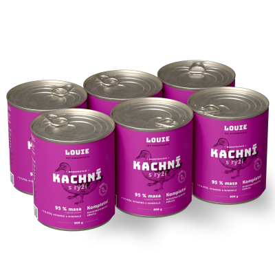 Výhodné balenie 6 ks - Kačacie s ryžou 800 g