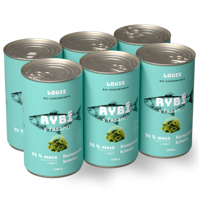 Výhodné balenie 6 ks - Rybie sa riasami 1200 g