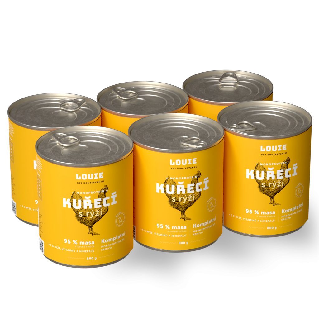 Výhodné balenie 6 ks - Kuracie s ryžou 800 g