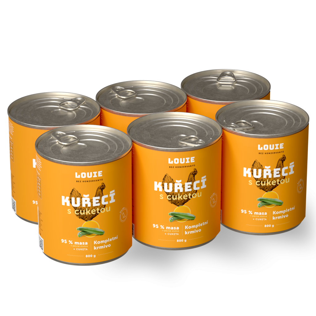 Výhodné balenie 6 ks - Kuracie s cuketou 800 g