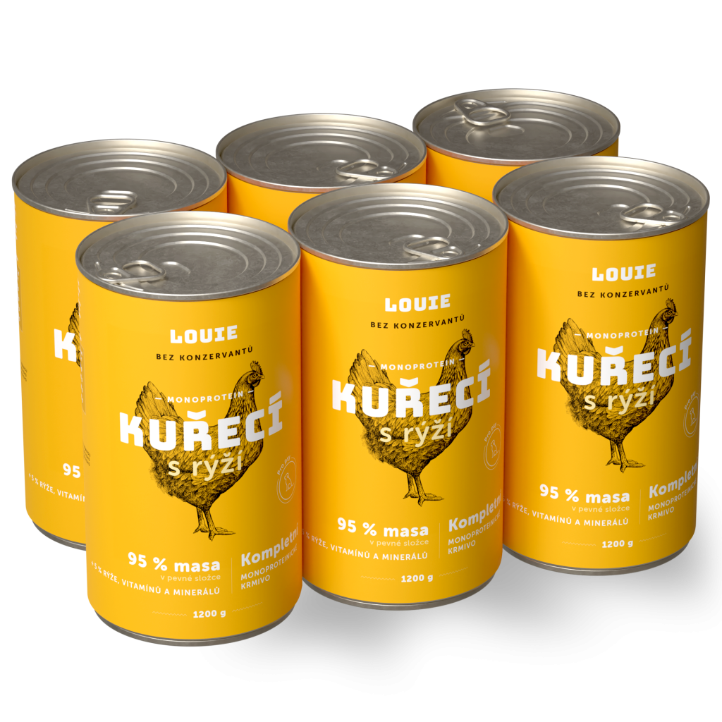 Výhodné balenie 6 ks - Kuracie s ryžou 1200 g