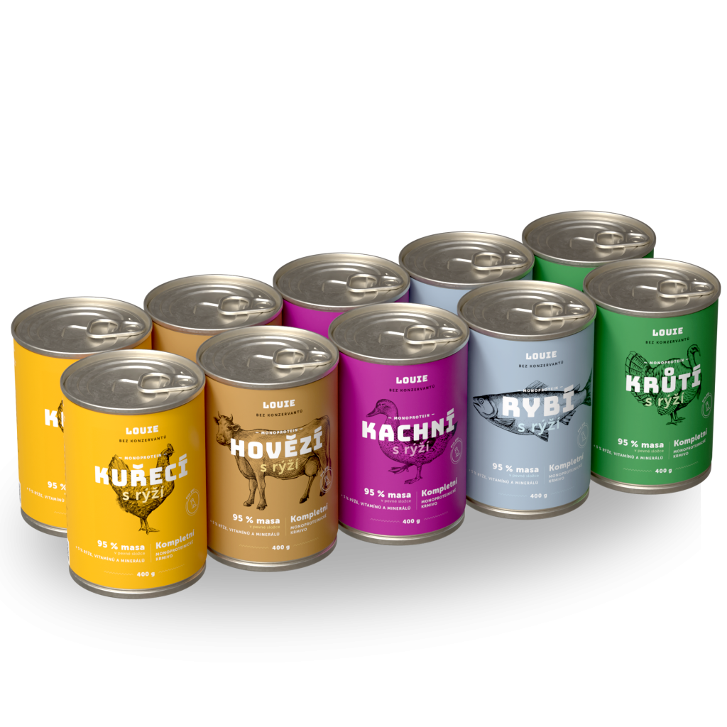 Ochutnávkový balíček 400g konzerv s ryžou - 10 ks