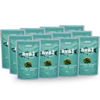 Balenie kapsičiek 12 ks - Rybie s riasami 300 g