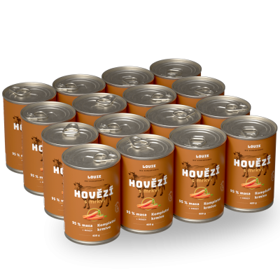 Výhodné balenie 16 ks - Hovädzie s mrkvou 400g