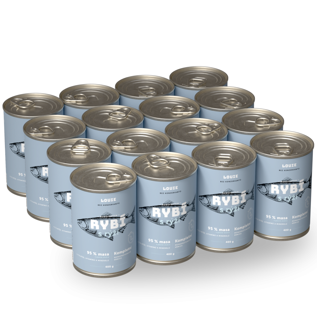 Výhodné balenie 16 ks - Ryba s ryžou 400g