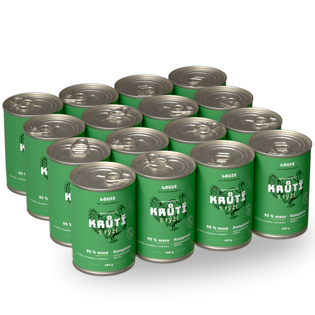 Výhodné balenie 16 ks - Morčacie s ryžou 400g