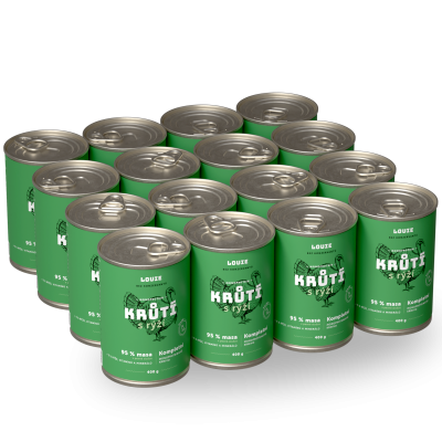 Výhodné balenie 16 ks - Morčacie s ryžou 400g