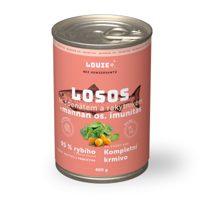 Losos s rakytníkom, špenátom a prebiotikami 400 g